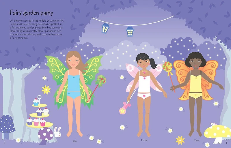 Sticker Dolly Dressing Fancy Dress -Édition anglaise