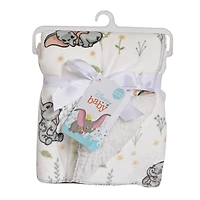Disney Dumbo Sherpa Plush Baby Blanket, 30" x 40"