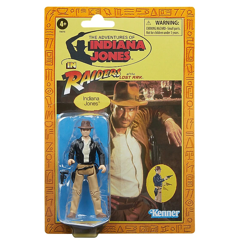 Indiana Jones et les Aventuriers de l'arche perdue, figurine Indiana Jones Retro Collection de 9,5 cm
