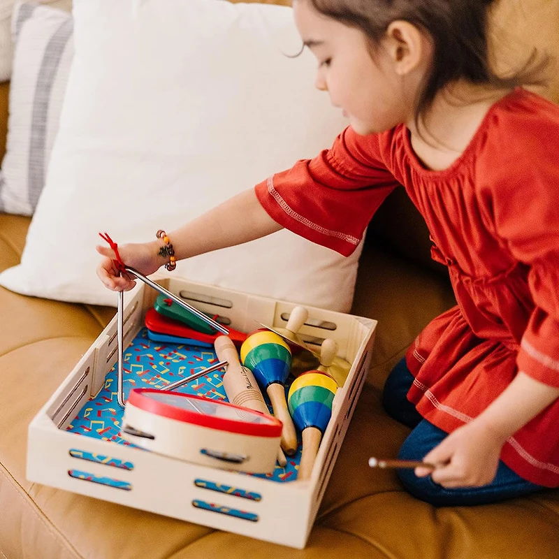Melissa and Doug - Ensemble d'instruments de musique en bois