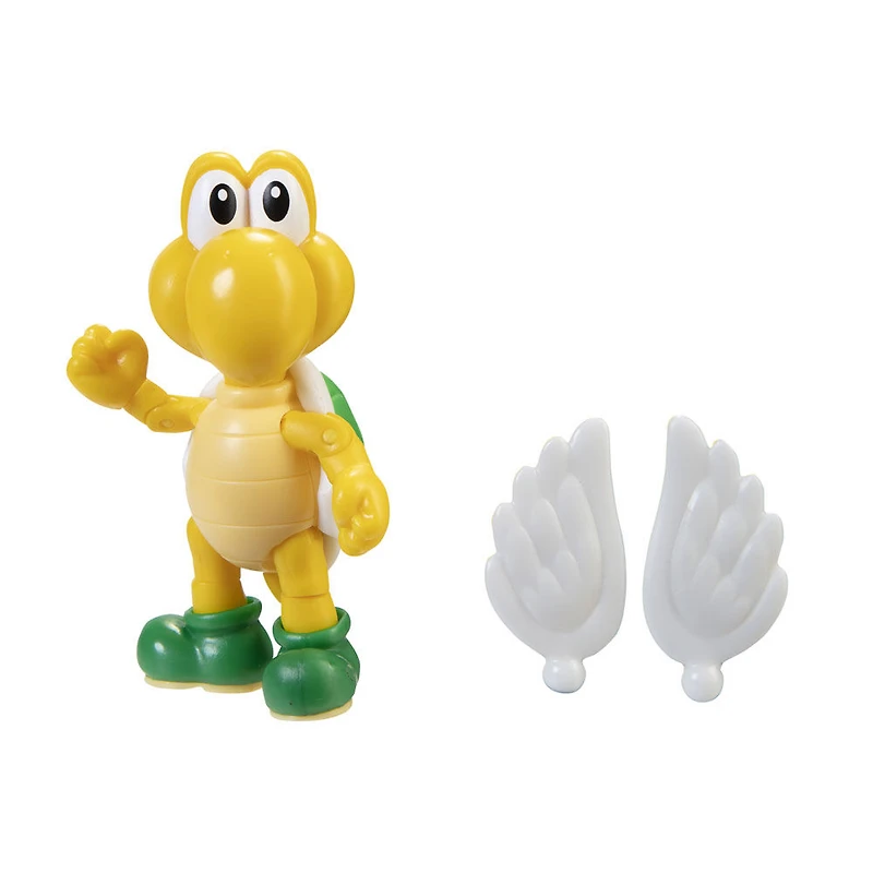 Super Mario 4 Inch Figures - Green Para Koopa Troopa with Wings