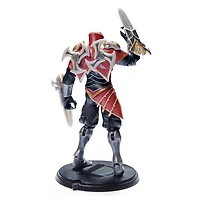 League of Legends, 6-Inch Zed Collectible Figure w/ Premium Details and 2 Accessories, The Champion Collection, Collector Grade