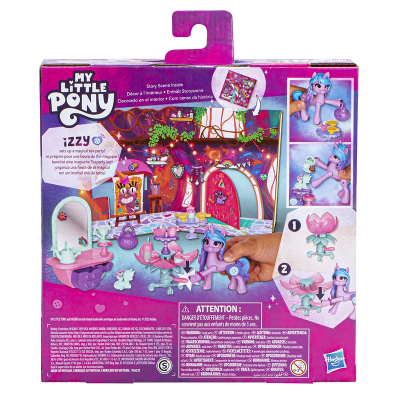 My Little Pony : Marquons les esprits, Izzy Moonbow L'heure du thé avec 20 accessoires et décor - Notre exclusivité