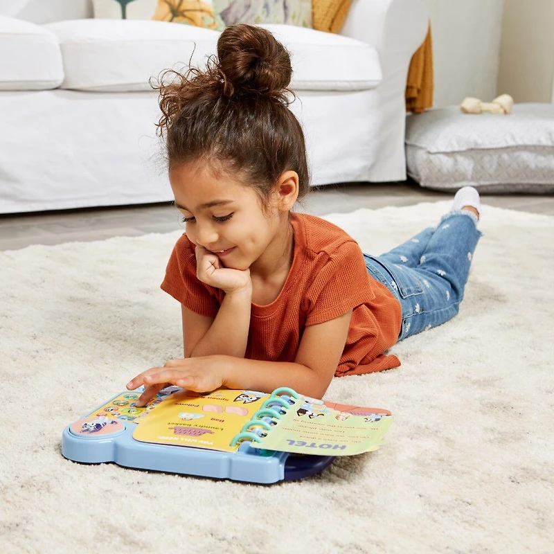 VTech Bluey Bluey's Book of Games - French Edition
