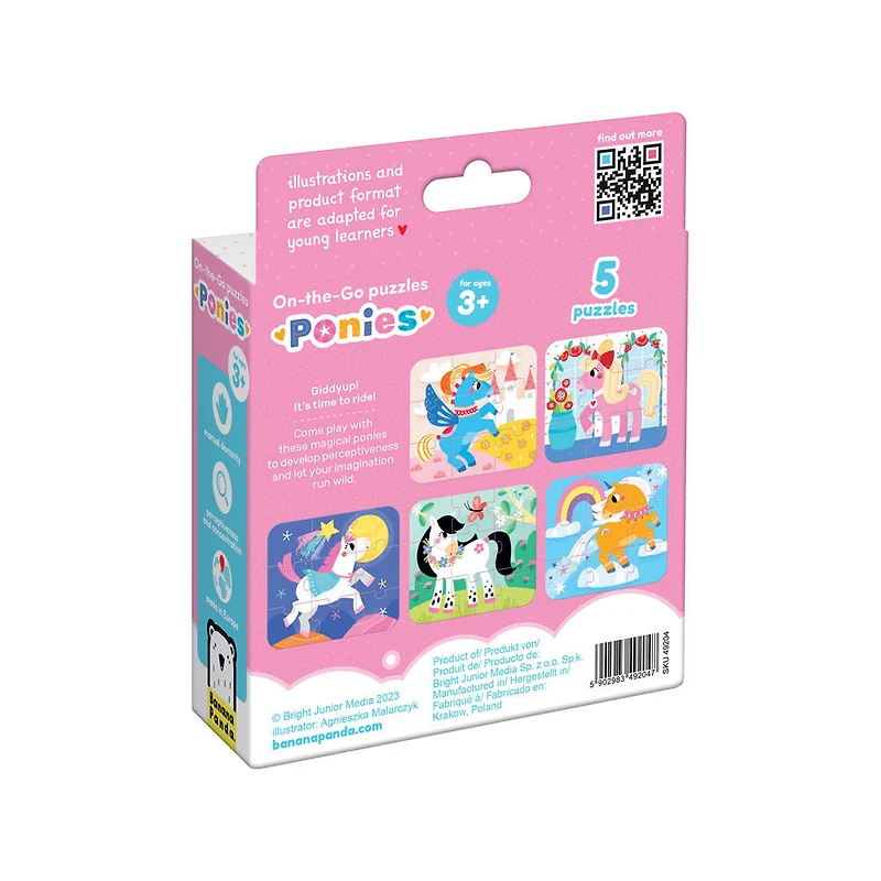 On-The-Go- 45pc Puzzle- Ponies (3+)