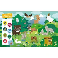 Cherche et Trouve des tout petits chez les animaux - Édition anglaise