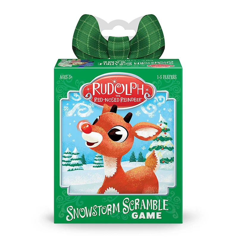 Funko Games Rudolph The Red-Nosed Reindeer Snowstorm Scramble jeu de cartes - Édition anglaise