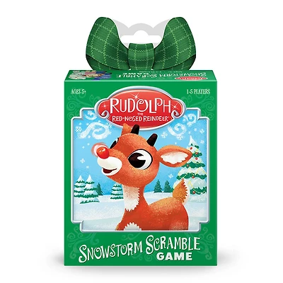 Funko Games Rudolph The Red-Nosed Reindeer Snowstorm Scramble jeu de cartes - Édition anglaise