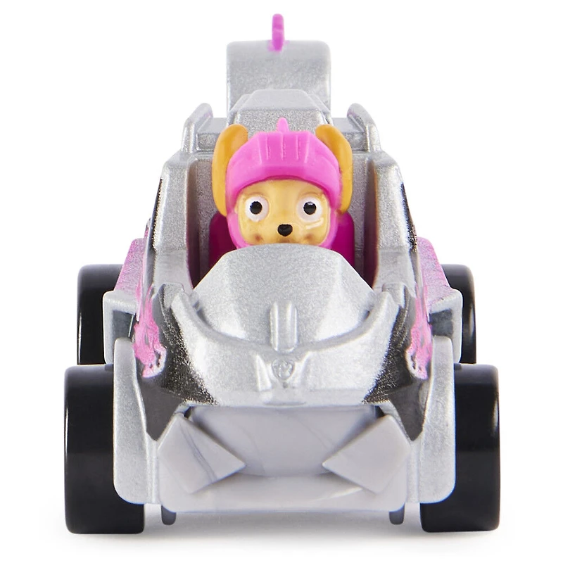 PAW Patrol, True Metal Skye Jouet véhicule en métal moulé à collectionner, Série Rescue Knights à l'échelle 1:55