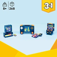 LEGO Creator 3 in 1 Retro Gaming Console Building Toy for Boys, Girls, & Kids, Ages 8+ - 31380