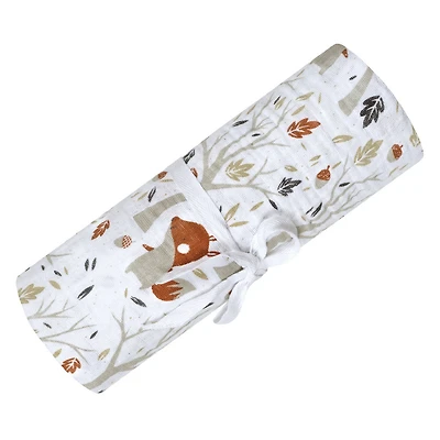 Perlimpinpin-Couverture en mousseline-Renards