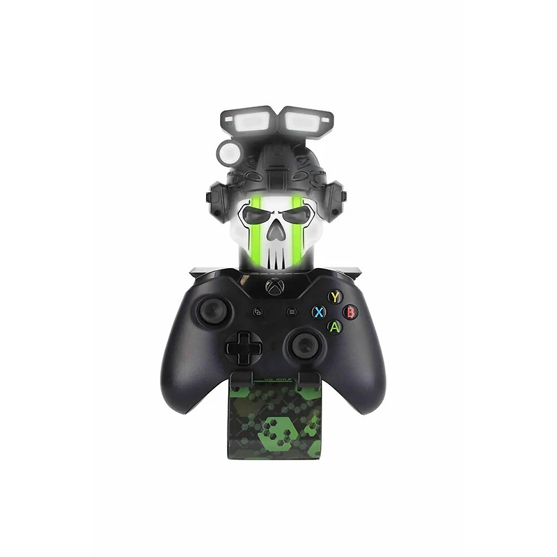 Exquisite Gaming Activision Call of Duty: Ghost Cable Guy Ikon éclairant, support de chargement pour téléphone et appareils