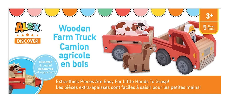 ALEX - Wooden Farm Truck