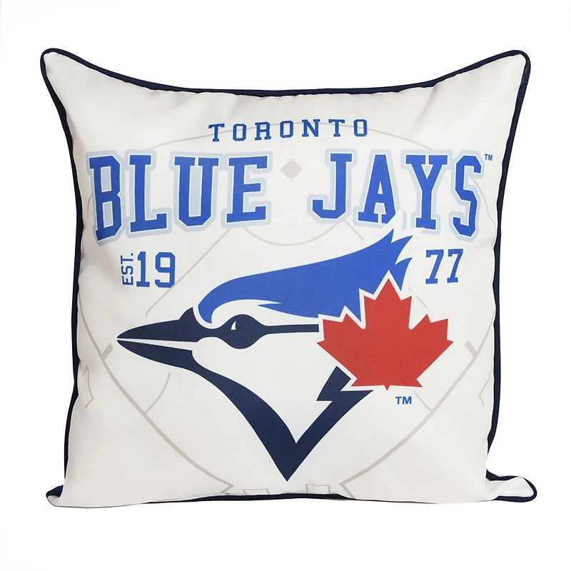 MLB Toronto Blue Jays Reversible Décor Pillow, 18”x18”