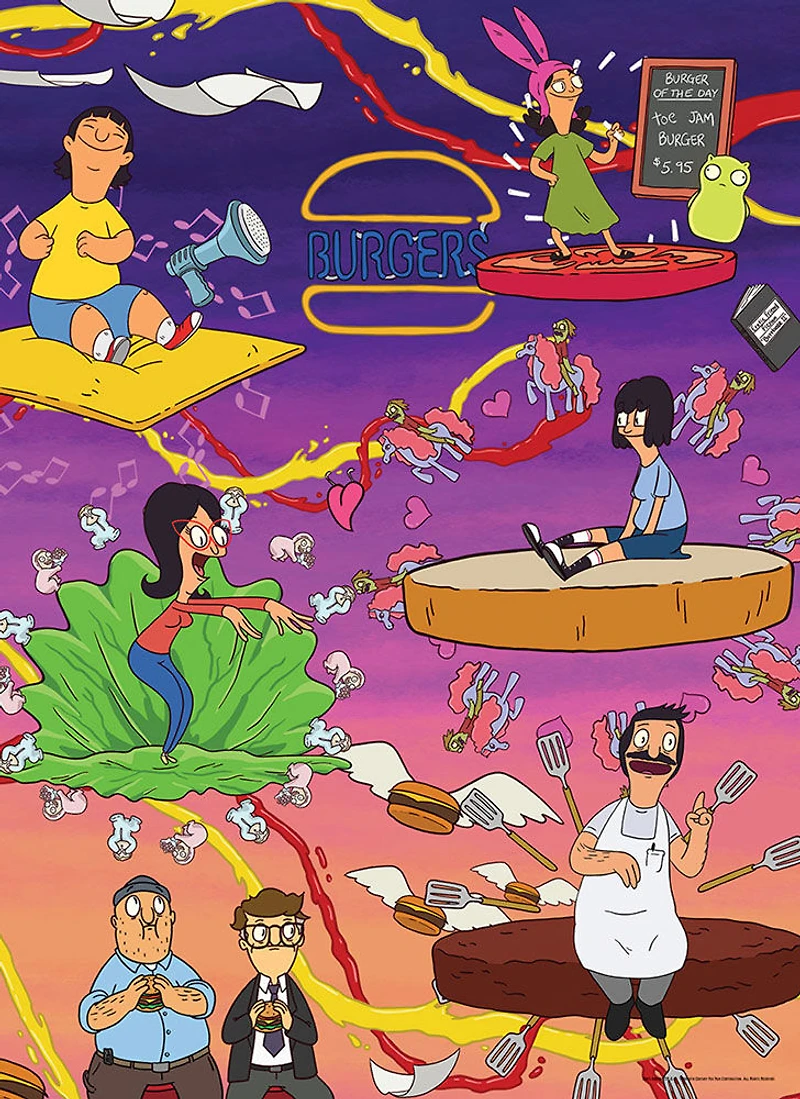 Bob's Burgers "Burger Dreams" 1000 Piece Puzzle