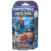 Disney Lorcana : Le Retour d'Ursula TCG Deck de Démarrage Saphir & Acier