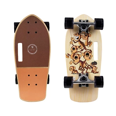 Kryptonics Stubby 19 "Complete Skateboard Monkey Around