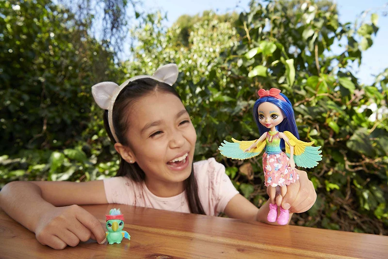 Enchantimals-Bêtes Citadines-Prita Perroquet et Flutter - Notre exclusivité