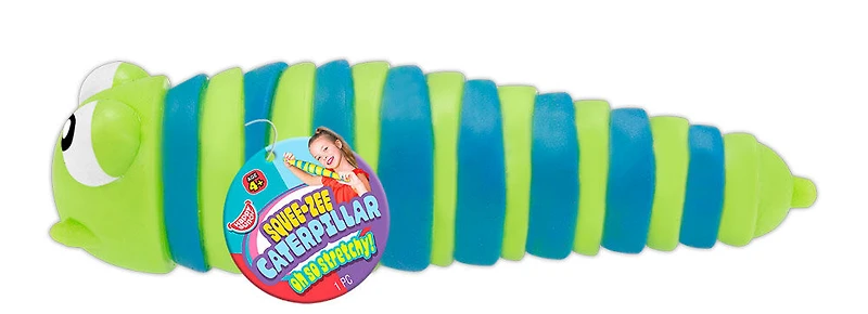 Happy Bunch SqueZee Caterpillar - Édition anglaise - 1 par commande, la couleur peut varier (Chacun vendu séparément, sélectionné au hasard)