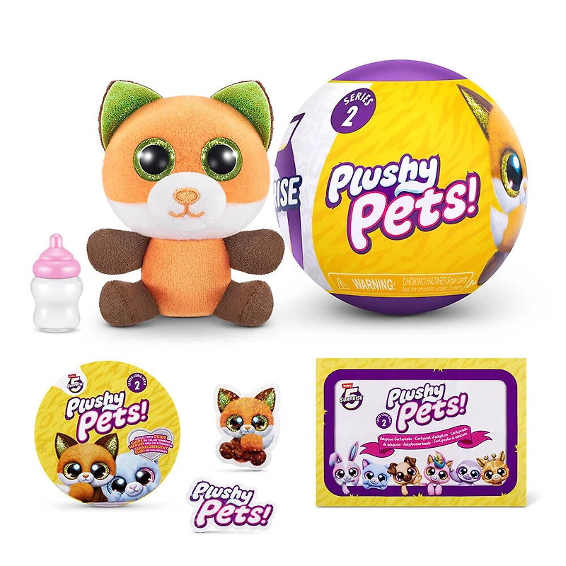 5 Surprise Plushy Pets Série 2
