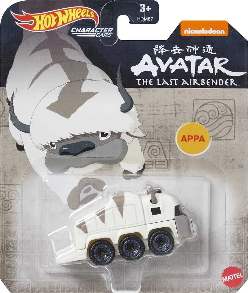 Hot Wheels Avatar: the Last Airbender Appa Véhicule inspiré d'un personnage