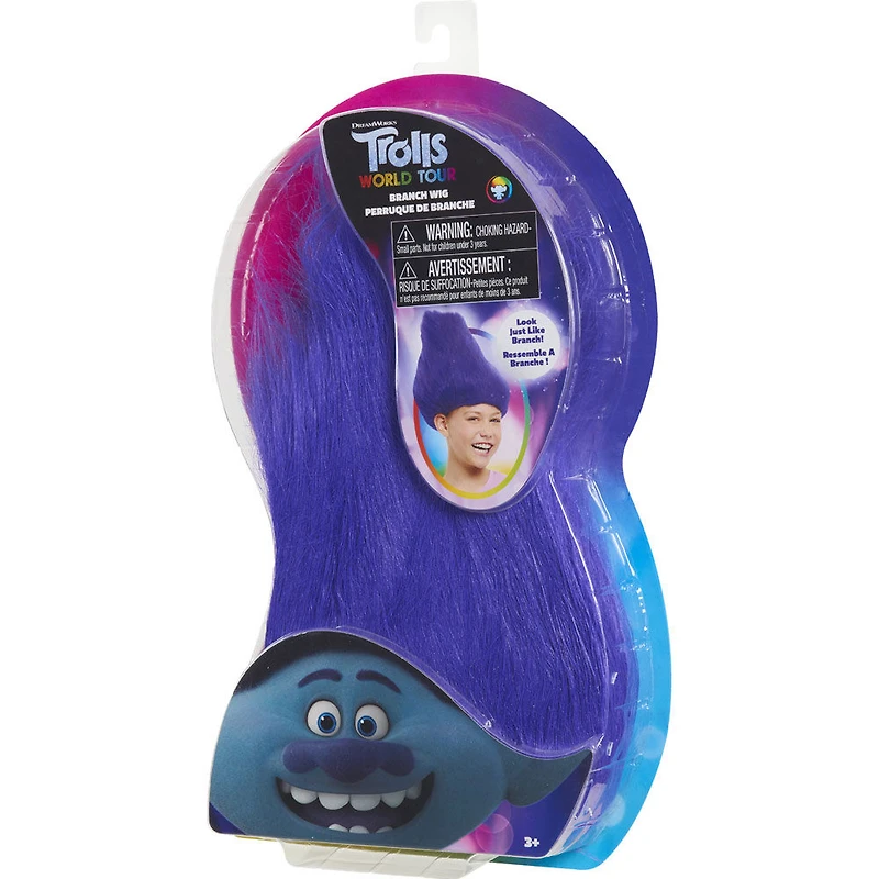DreamWorks Trolls World Tour Troll-rific Branch Wig