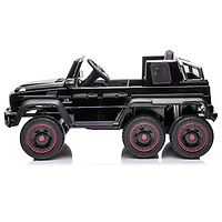 Kidsvip 12V Mercedes 6X6 W/ Rc- Black - Édition anglaise