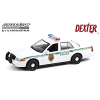 1:24 Dexter (Série TV 2006-13) - 2001 Ford Crown Victoria Police Interceptor - Miami Metro Police Department - Édition anglaise