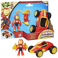 Marvel Iron Man and his Awesome Friends, figurine Iron Man et véhicule Bolide Iron Man