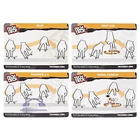 Tech Deck, Zero Versus Series, Coffret de 2 fingerboards à collectionner et obstacle