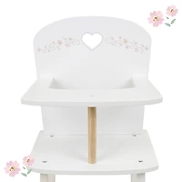 Chaise haute en bois pour poupée, Little Flora - Notre exclusivité