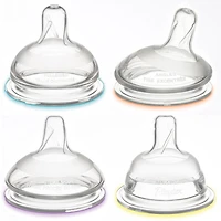 Playtex - Assortiment de 4 tétines débit lent.