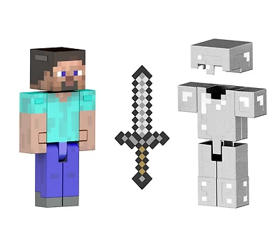 Minecraft-Diamond Level-Steve-Figurine