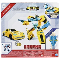 Transformers Battle Call Officer, figurine Bumblebee à conversion classe Officier de 25 cm, jouets pour enfants, à partir de 6 ans