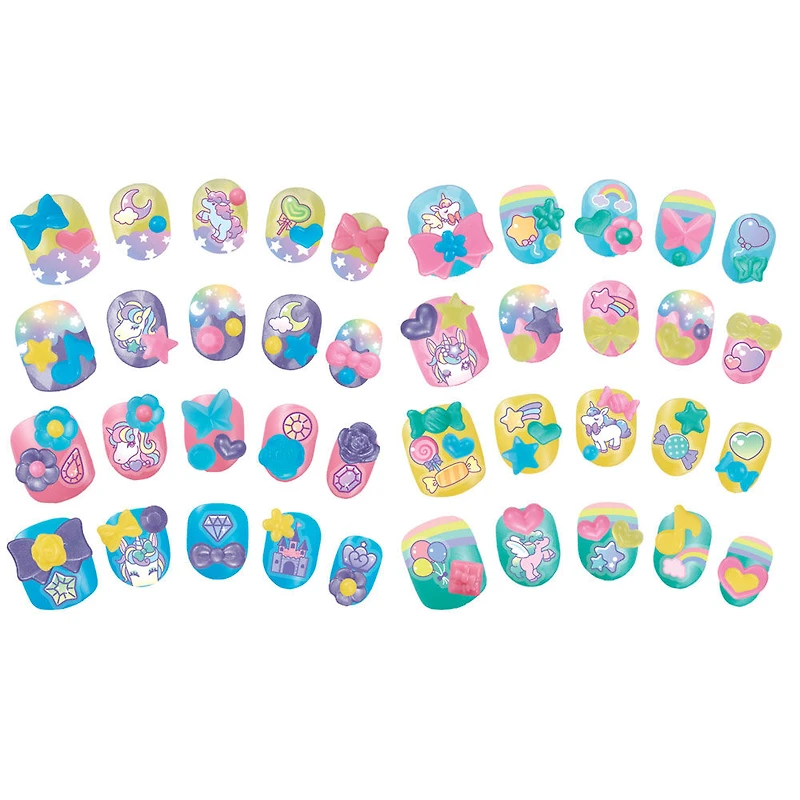 Kit d'ongles design licorne Aquanails