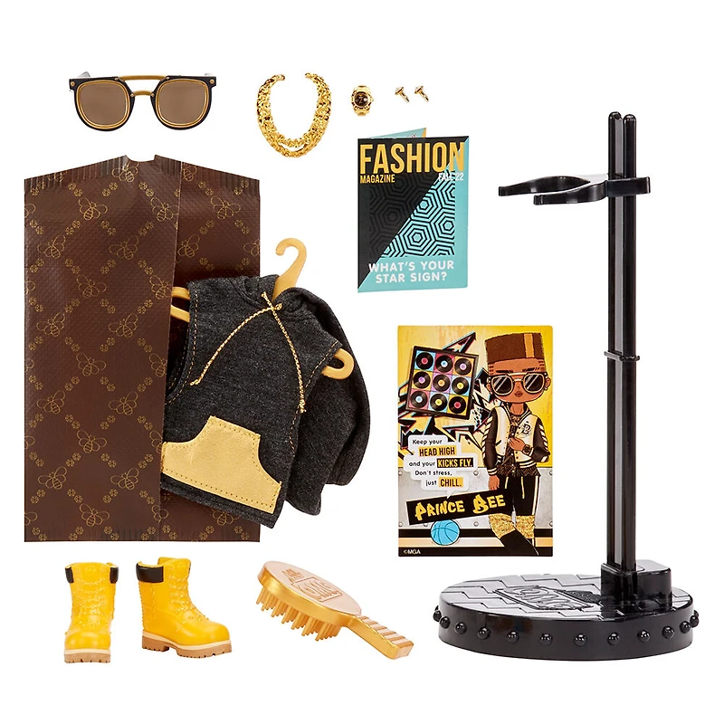 Poupée-mannequin garçon LOL Surprise O.M.G. Guys, Prince Bee