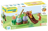 Playmobil - 1.2.3 and Disney: Winnie l'ourson et Tigrou avec jardin d'abeilles