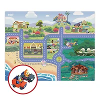 Bluey Imaginmat Jumbo Playmat With 2 Vehicles