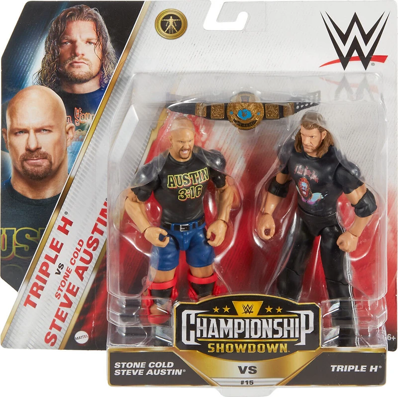 WWE Championship Showdown Stone Cold Steve Austin & Triple H 2-Pack