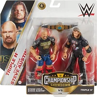 WWE Championship Showdown Stone Cold Steve Austin & Triple H 2-Pack