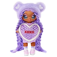 Na Na Na Surprise Eva Evermore : poupée-mannequin de 19 cm (7,5 po), inspirée d'un ourson lavande