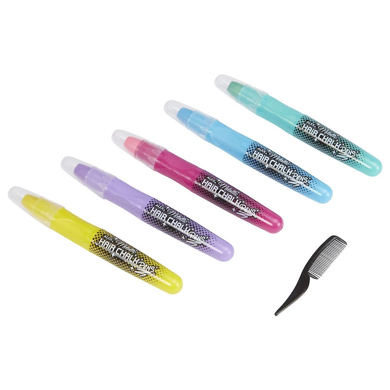 ALEX Spa Metallic Hair Chalk Pens