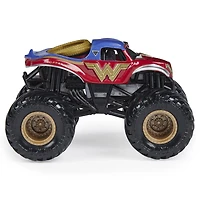 Monster Jam, Official Wonder Woman Monster Truck, Die-Cast Vehicle, Heroes and Villains Trucks Series, 1:64 Scale