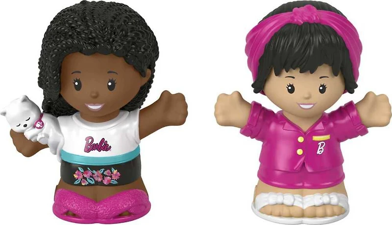 Little People - Barbie - Coffret figurines - Soirée Pyjama