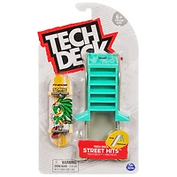 Tech Deck, Street Hits, Fingerboard Finesse Skateboards avec obstacle toboggan