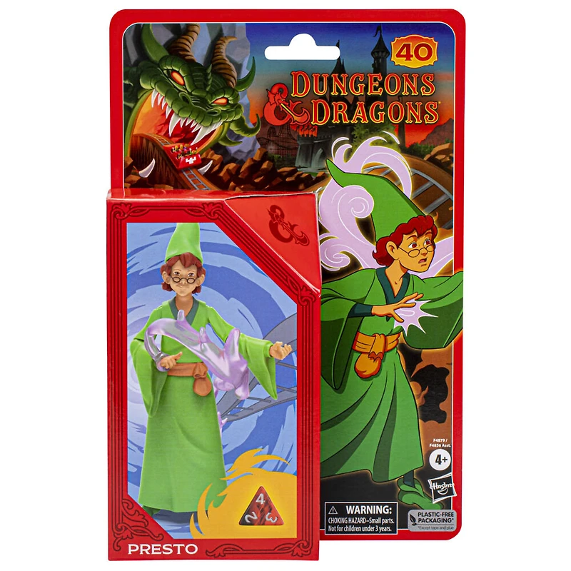 Dungeons and Dragons Cartoon Classics 6-Inch-Scale Presto Action Figure DandD Toys