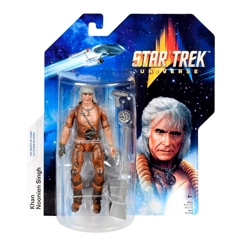 Star Trek 5" Univers Figurine - Khan Noonien Singh (La Colère De Khan)