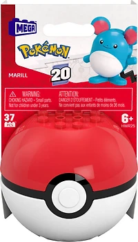 MEGA Pokémon Figurine articulée Marill, 24 pièces