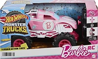 Hot Wheels Monster Trucks Téléguidé Échelle1:24 Camion Barbie