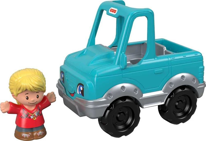 Camionnette Aide un ami Little People de Fisher-Price, jouet avec figurine pour tout-petits
